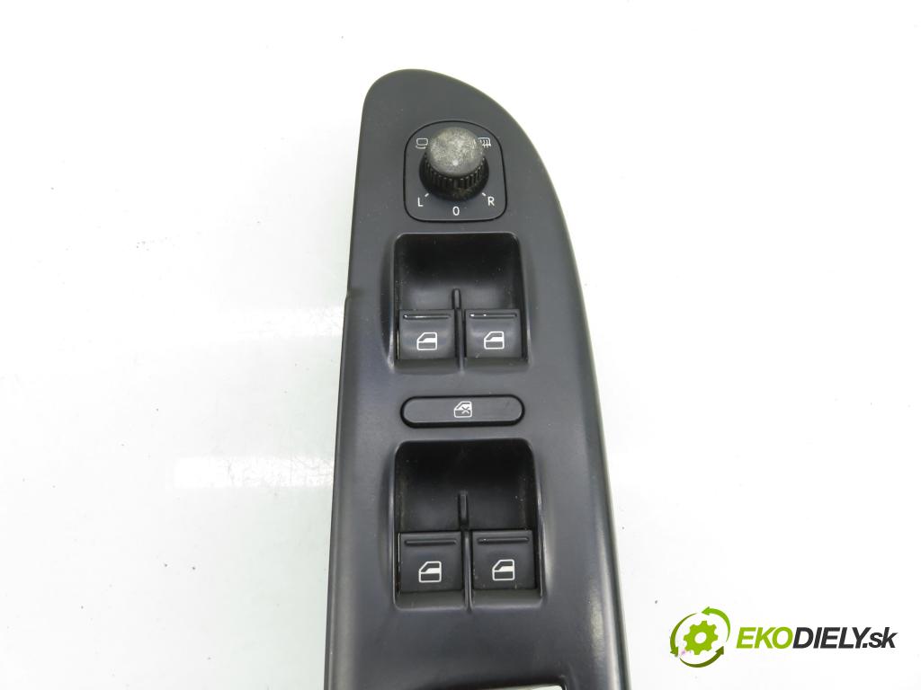 VW PASSAT B6 (3C2) SEDAN 2007 103,00 2.0 TDI 16V - BKP 1968,00 Panel ovládania okien 1K4959857B ; 1K0959565J ; 3C1867171B