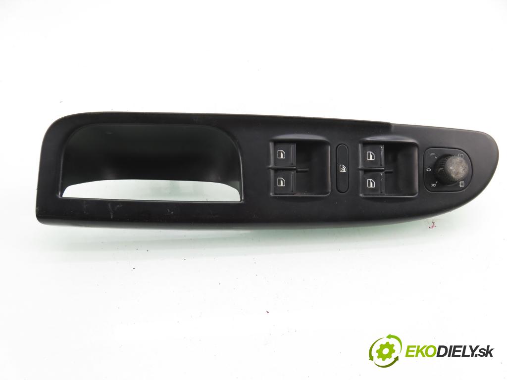 VW PASSAT B6 (3C2) SEDAN 2007 103,00 2.0 TDI 16V - BKP 1968,00 Panel ovládania okien 1K4959857B ; 1K0959565J ; 3C1867171B