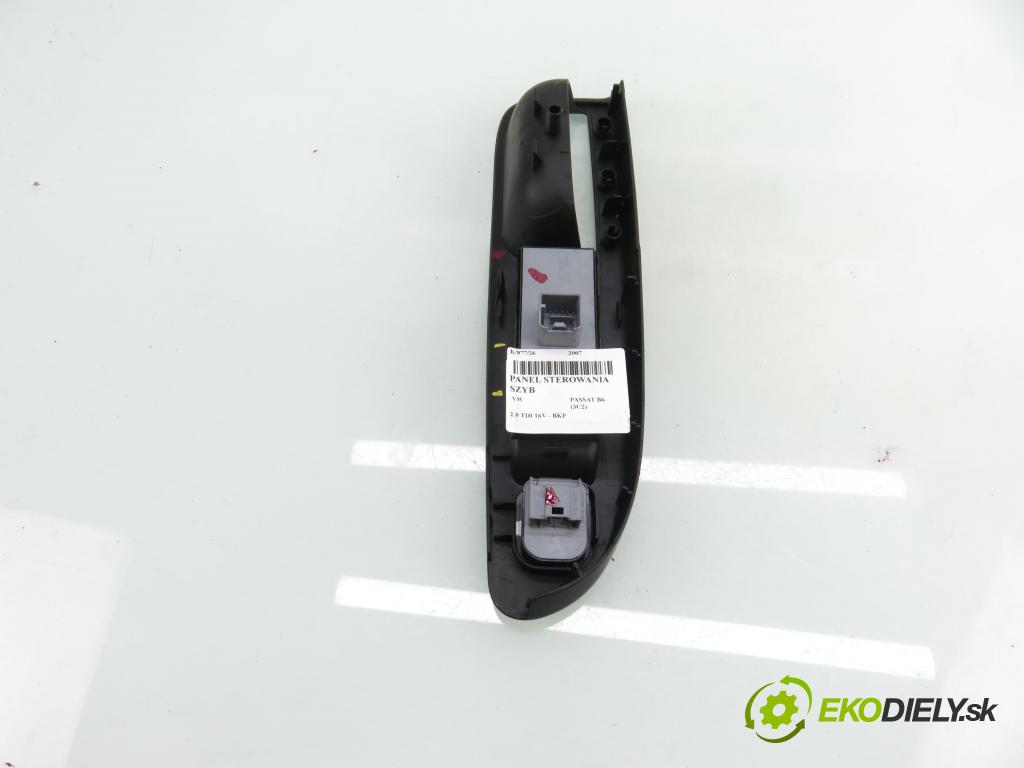 VW PASSAT B6 (3C2) SEDAN 2007 103,00 2.0 TDI 16V - BKP 1968,00 Panel ovládania okien 1K4959857B ; 1K0959565J ; 3C1867171B
