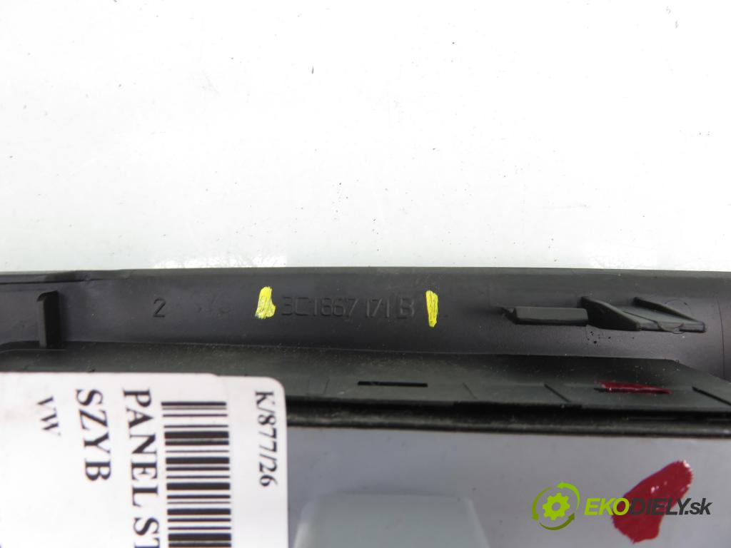 VW PASSAT B6 (3C2) SEDAN 2007 103,00 2.0 TDI 16V - BKP 1968,00 Panel ovládania okien 1K4959857B ; 1K0959565J ; 3C1867171B