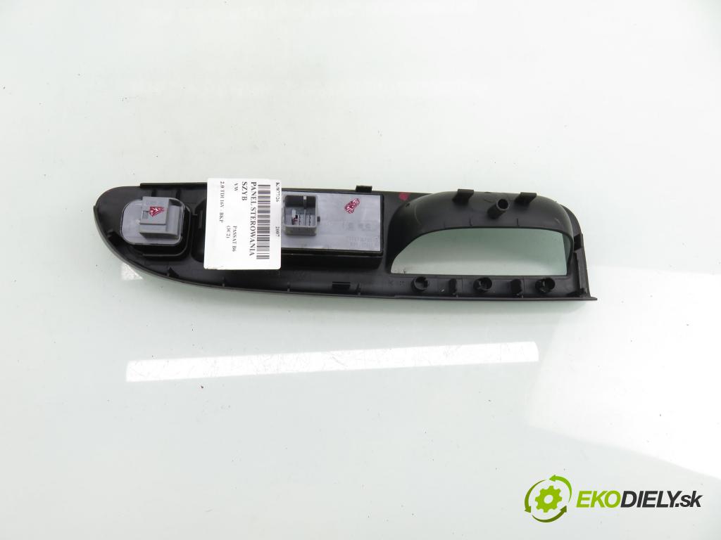 VW PASSAT B6 (3C2) SEDAN 2007 103,00 2.0 TDI 16V - BKP 1968,00 Panel ovládania okien 1K4959857B ; 1K0959565J ; 3C1867171B