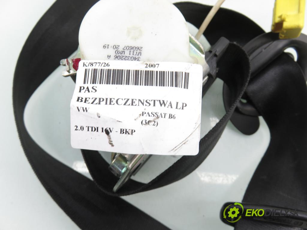 VW PASSAT B6 (3C2) SEDAN 2007 103,00 2.0 TDI 16V - BKP 1968,00 Držiak bezpečnostný LP 3C1857705F ; 33046823