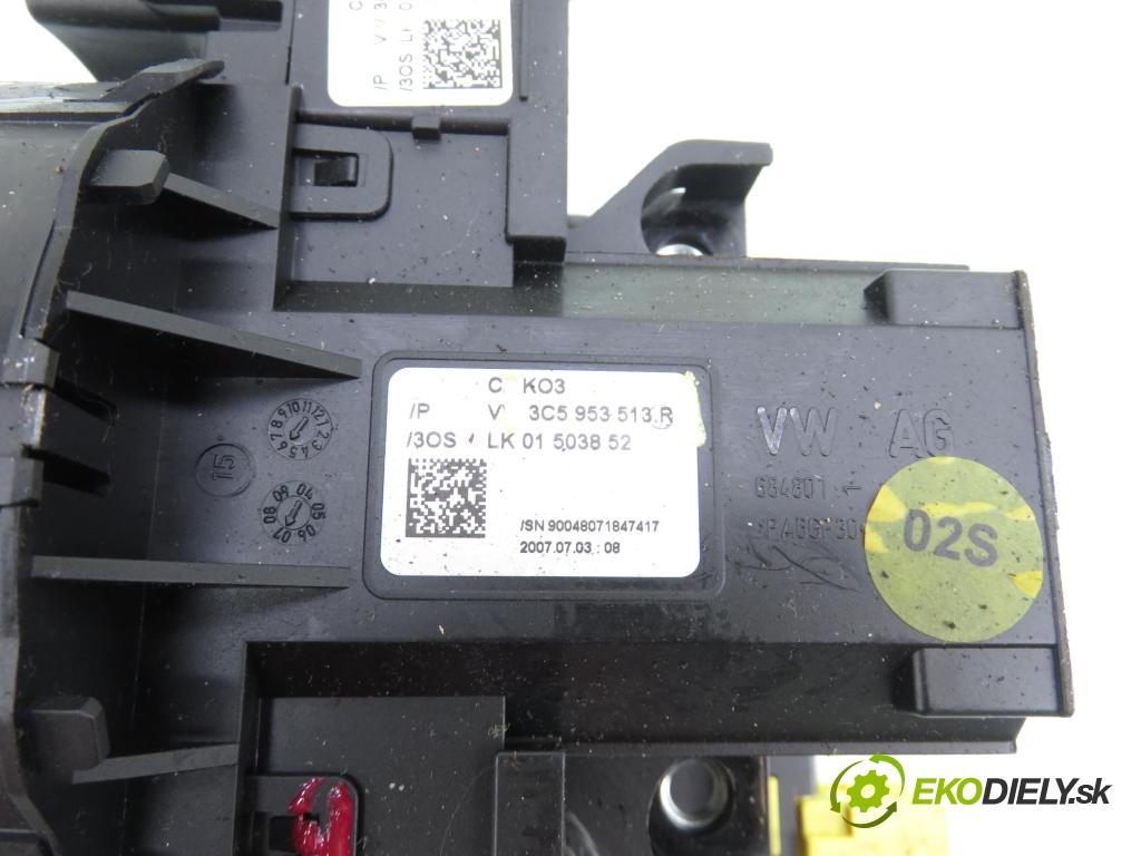 VW PASSAT B6 (3C2) SEDAN 2007 103,00 2.0 TDI 16V - BKP 1968,00 páčka/prepínač 3C5953507BG ; 3C0959653B ; 3C0953549K