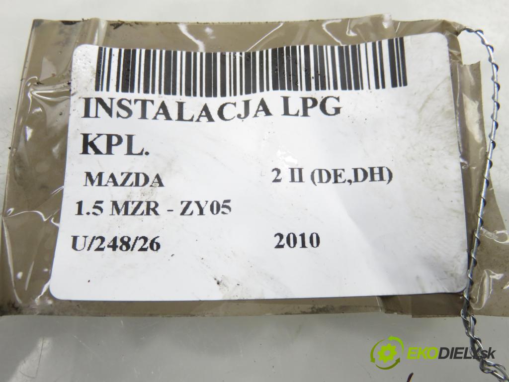 MAZDA 2 (DE_, DH_) HB 2010 75,00 1.5 MZR - ZY05 1498,00 reduktor Výparník LPG 67R014619