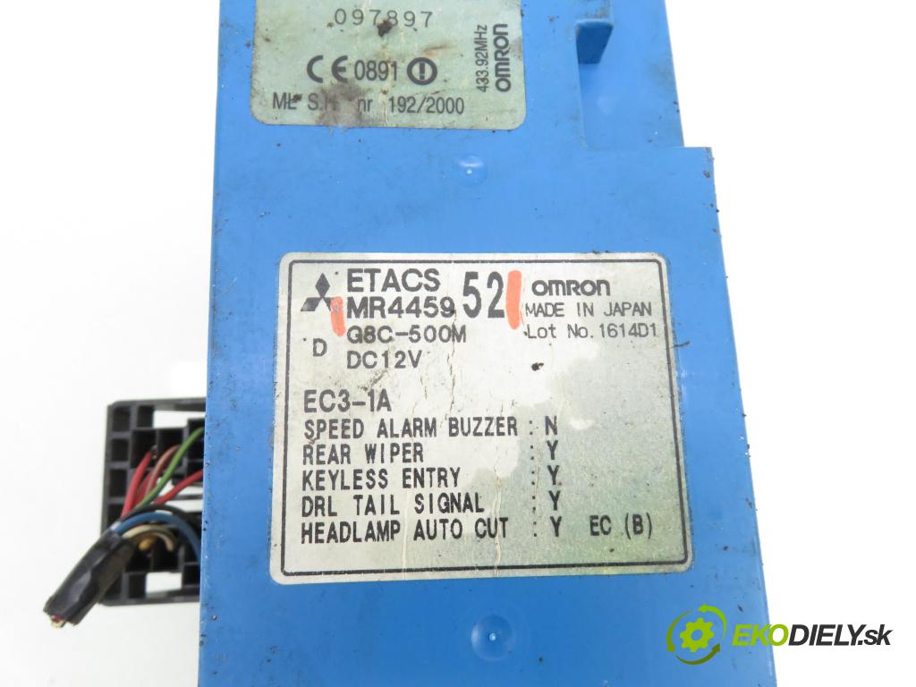 MITSUBISHI PAJERO PININ (H6_W, H7_W) TERENOWY 2005 84,00 1.8 (H76W, H66W) - 4G93 (SOHC 16V) 1834,00 MODUL BSI MR445952