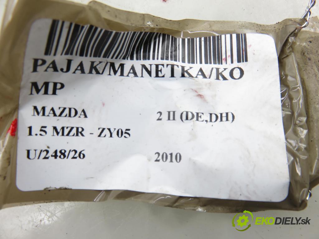 MAZDA 2 (DE_, DH_) HB 2010 75,00 1.5 MZR - ZY05 1498,00 páčka/prepínač DF7566120B