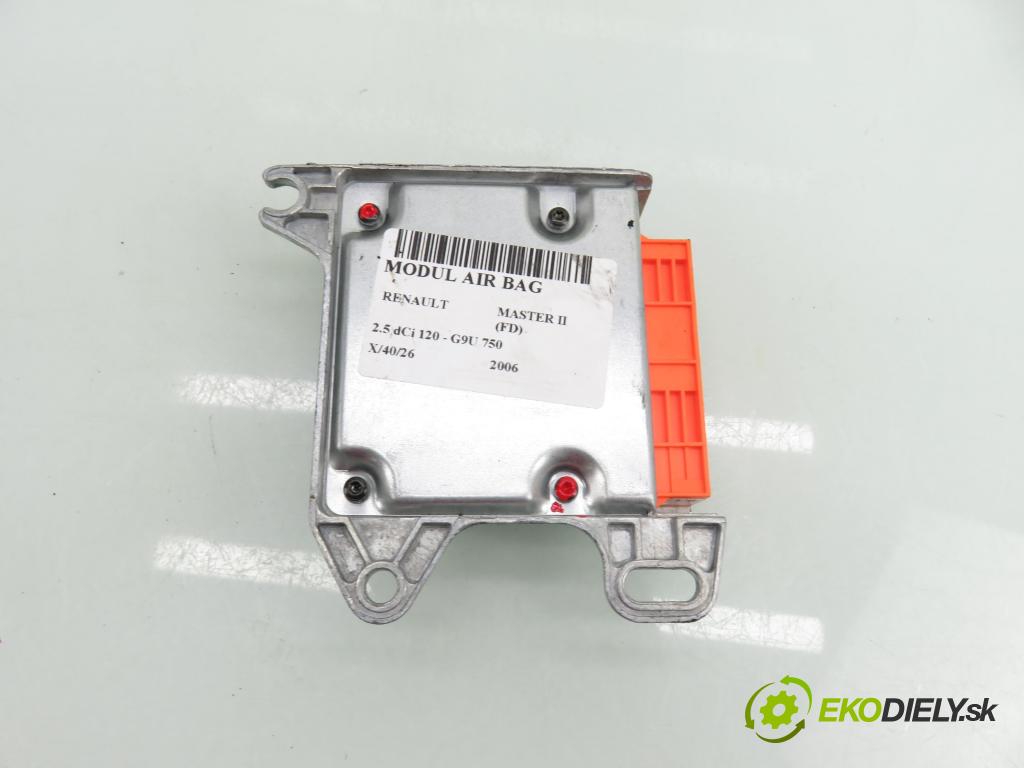 RENAULT MASTER II Skrzynia (FD) FURGON 2006 84,00 2.5 dCi 120 - G9U 750 2464,00 MODUL air BAG 8200381668A