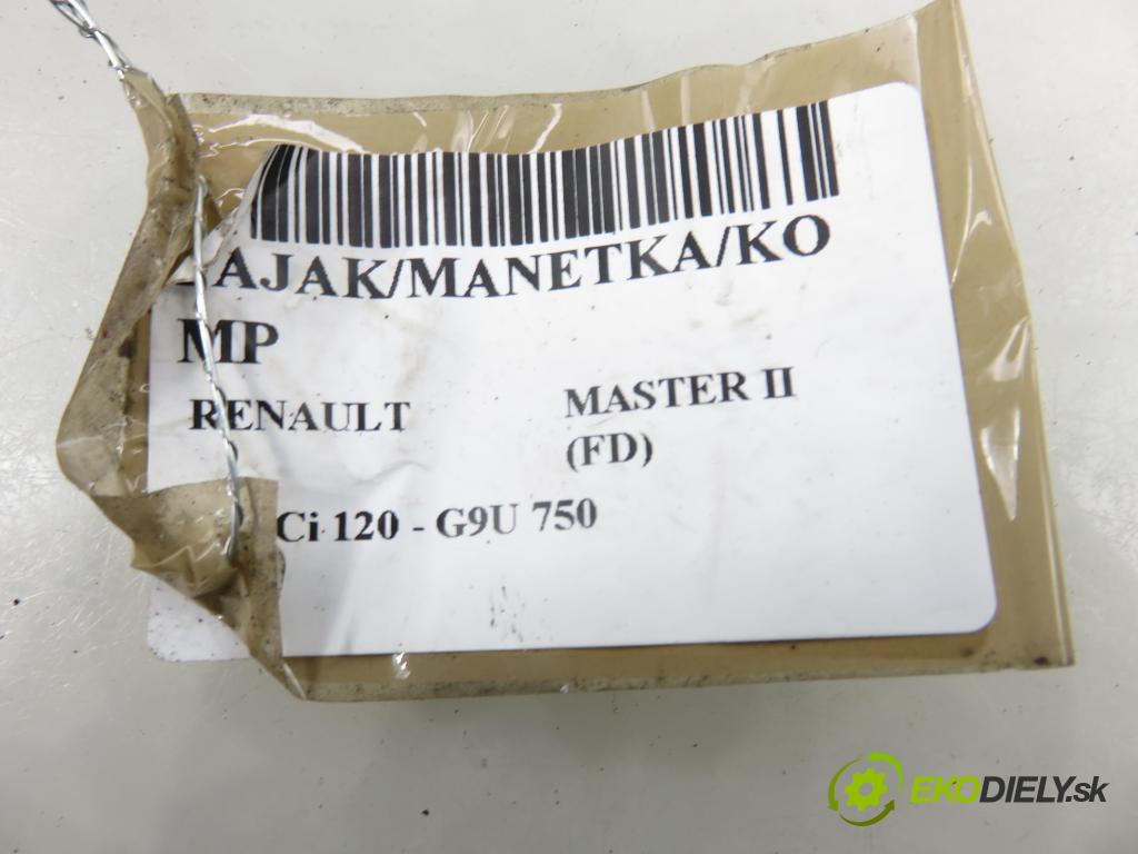 RENAULT MASTER II Skrzynia (FD) FURGON 2006 84,00 2.5 dCi 120 - G9U 750 2464,00 páčka/prepínač 8200199519