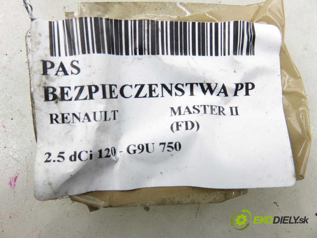 RENAULT MASTER II Skrzynia (FD) FURGON 2006 84,00 2.5 dCi 120 - G9U 750 2464,00 Držiak bezpečnostný PP 33042276