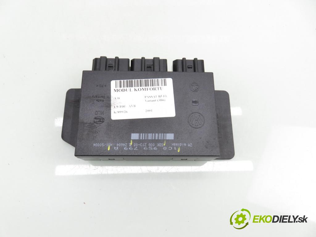 VW PASSAT B5.5 Variant (3B6) KOMBI 2001 74,00 1.9 TDI PD 101 - AVB 1896,00 MODUL komfortu 1C0959799A ; 5DK00821300