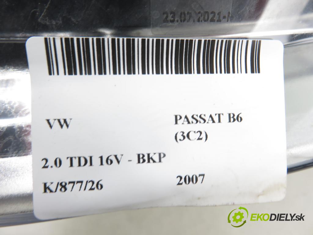 VW PASSAT B6 (3C2) SEDAN 2007 103,00 2.0 TDI 16V - BKP 1968,00 Svetlo PP 3C0941006AA ; 89312185