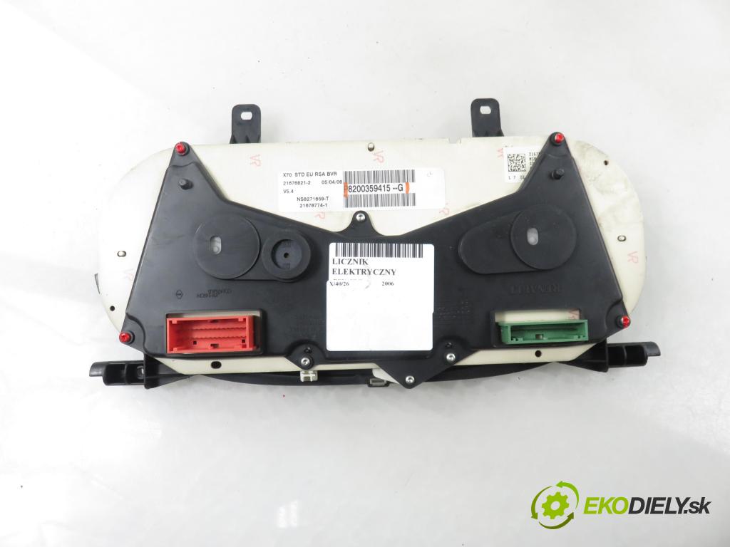 RENAULT MASTER II Skrzynia (FD) FURGON 2006 84,00 2.5 dCi 120 - G9U 750 2464,00 Prístrojovka elektrický 8200359415G
