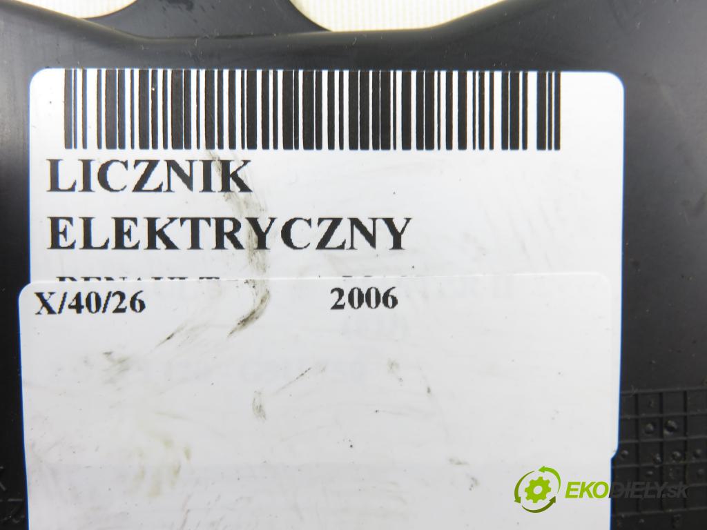 RENAULT MASTER II Skrzynia (FD) FURGON 2006 84,00 2.5 dCi 120 - G9U 750 2464,00 Prístrojovka elektrický 8200359415G