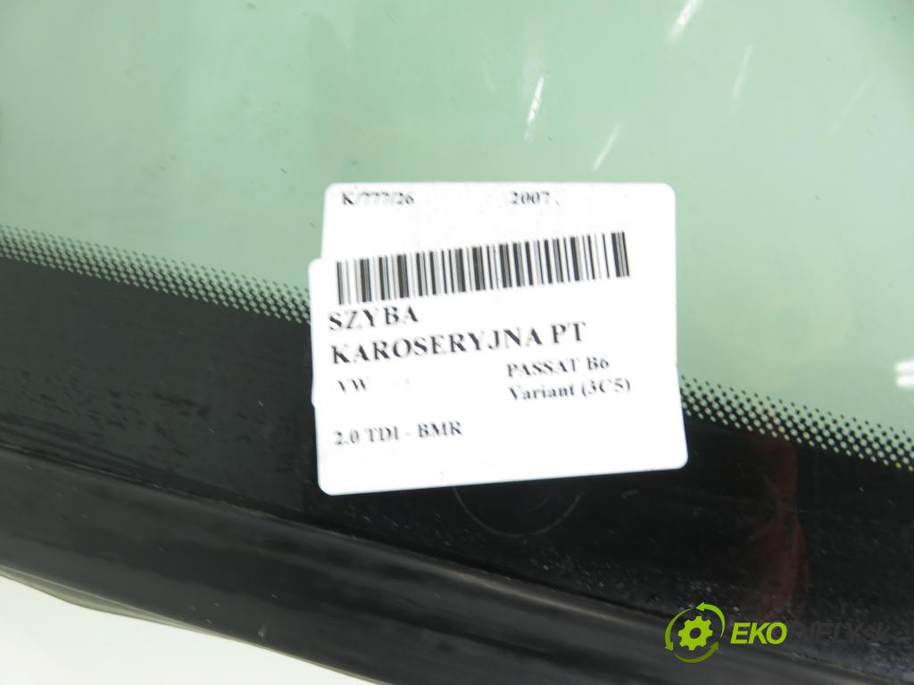 VW PASSAT B6 Variant (3C5) KOMBI 2007 125,00 2.0 TDI - BMR 1968,00 Okno dverí pravé zadné