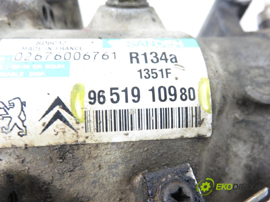 PEUGEOT 207 (WA_, WC_) HB 2007 65,00 1.4 16V - KFU (ET3J4) 1360,00 KOMPRESOR: klimatizácie 9651910980 (Kompresor klimatizácie)