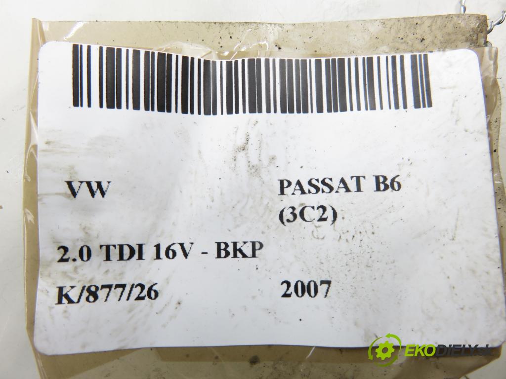 VW PASSAT B6 (3C2) SEDAN 2007 103,00 2.0 TDI 16V - BKP 1968,00 chladič vody NRF53425 ; 2002112