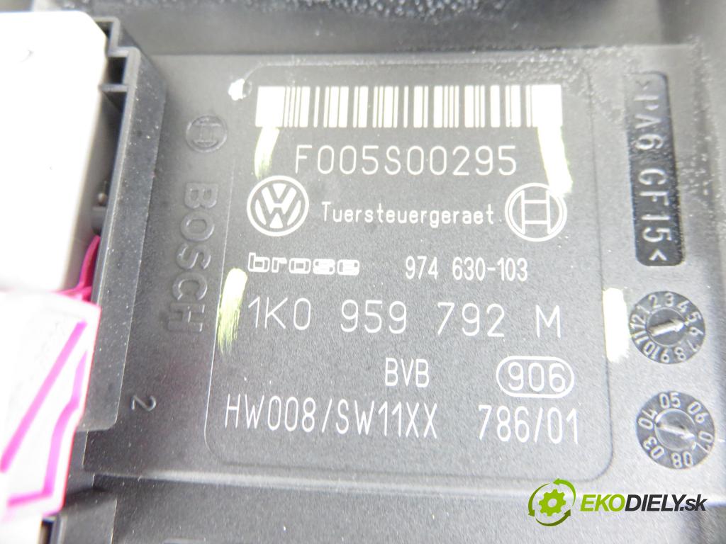 VW PASSAT B6 (3C2) SEDAN 2007 103,00 2.0 TDI 16V - BKP 1968,00 Mechanizmus okien 1K0959702Q ; 1K0959792M ; F005S00295