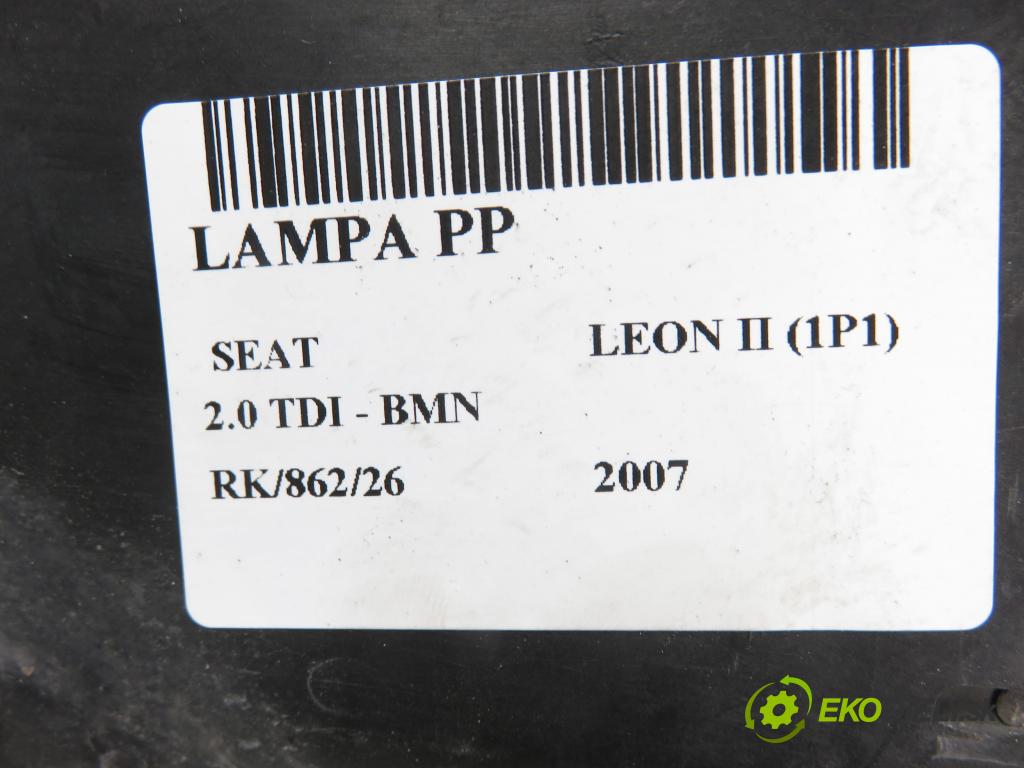 SEAT LEON (1P1) HB 2007 125,00 2.0 TDI - BMN 1968,00 Svetlo PP 1P1941008B