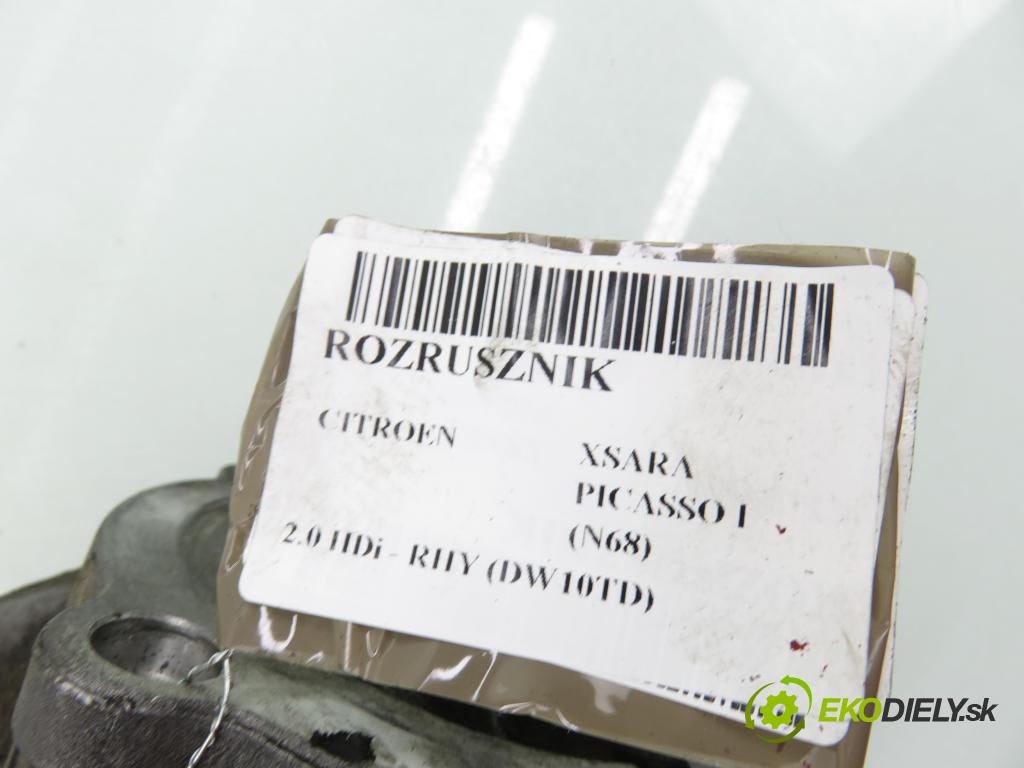 CITROEN XSARA PICASSO (N68) MINIVAN 2000 66,00 2.0 HDi 8V 90 - RHY 1997,00 Štartér 7R26 (Štartér)