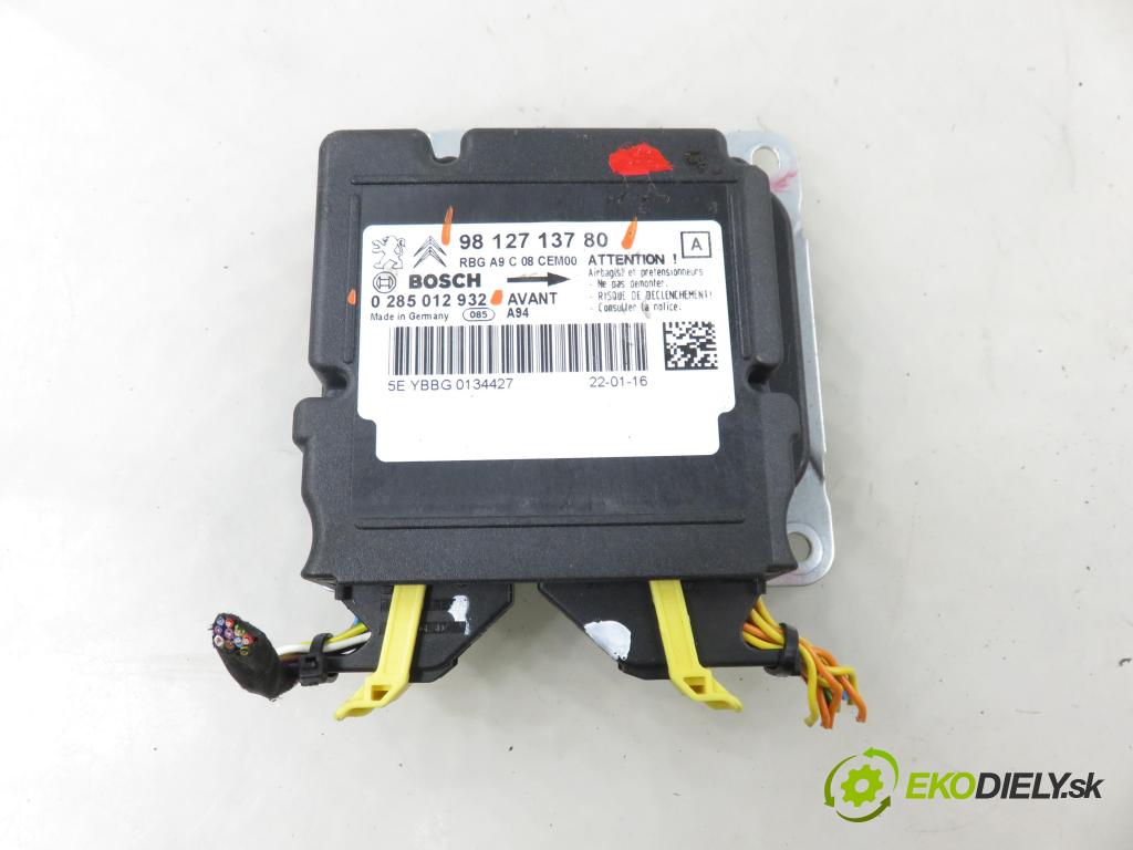 PEUGEOT 2008 I (CU_) CROSSOVER 2016 81,00 1.2 THP 110 - HNZ (EB2DT) 1199,00 MODUL air BAG 9812713780 ; 0285012932