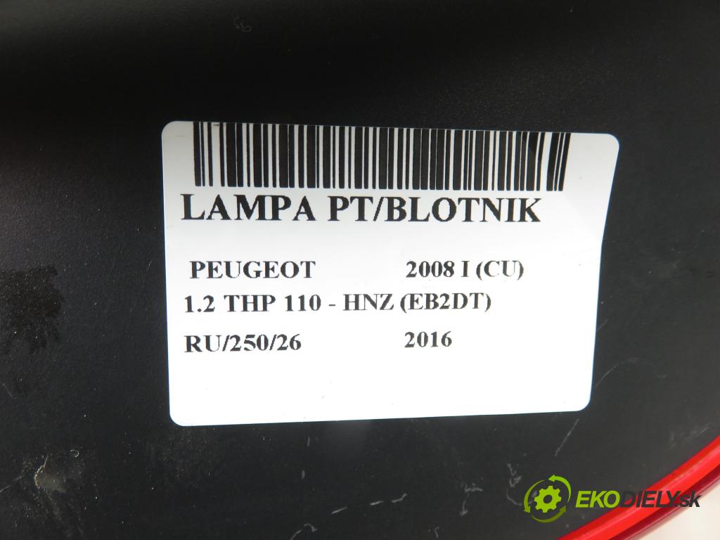 PEUGEOT 2008 I (CU_) CROSSOVER 2016 81,00 1.2 THP 110 - HNZ (EB2DT) 1199,00 Svetlo pravé zadné 9678074380