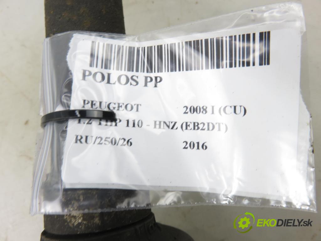 PEUGEOT 2008 I (CU_) CROSSOVER 2016 81,00 1.2 THP 110 - HNZ (EB2DT) 1199,00 Poloos PP 9800387480