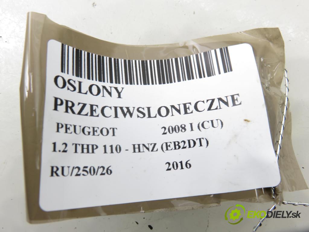 PEUGEOT 2008 I (CU_) CROSSOVER 2016 81,00 1.2 THP 110 - HNZ (EB2DT) 1199,00 kryty protislnečné