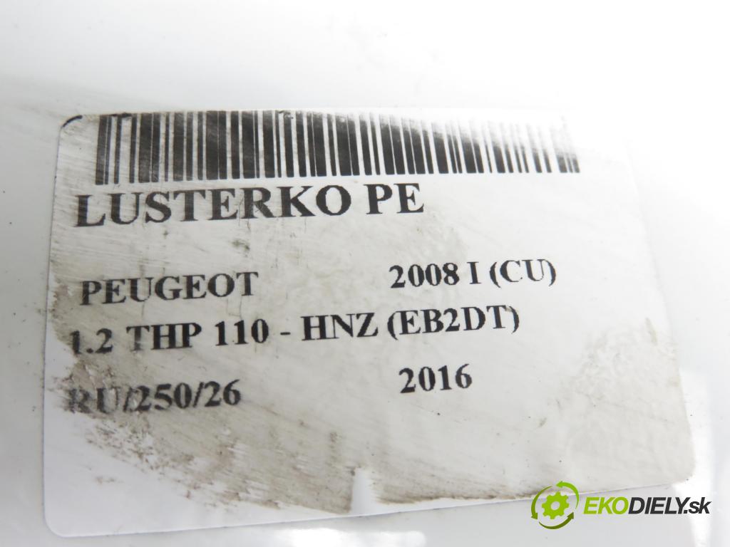PEUGEOT 2008 I (CU_) CROSSOVER 2016 81,00 1.2 THP 110 - HNZ (EB2DT) 1199,00 Spätné zrkadlo