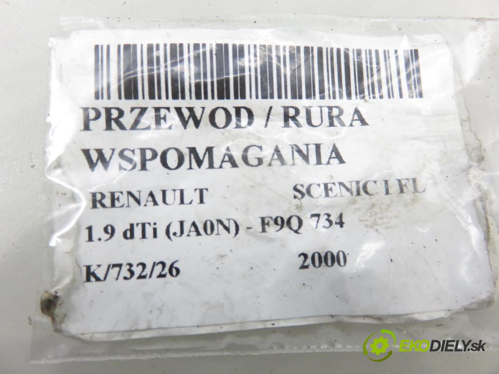 RENAULT SCENIC I (JA0/1_) MINIVAN 2000 72,00 1.9 dTi (JA0N) - F9Q 734 1870,00 rúrka / Rúra servočerpadlo 7700419863 ; 7700419863B