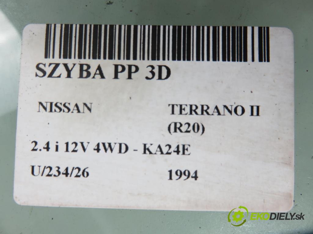 NISSAN TERRANO II (R20) TERENOWY 1994 91,00 2.4 i 12V 4WD 124 - KA24E 2389,00 Okno PP 3D