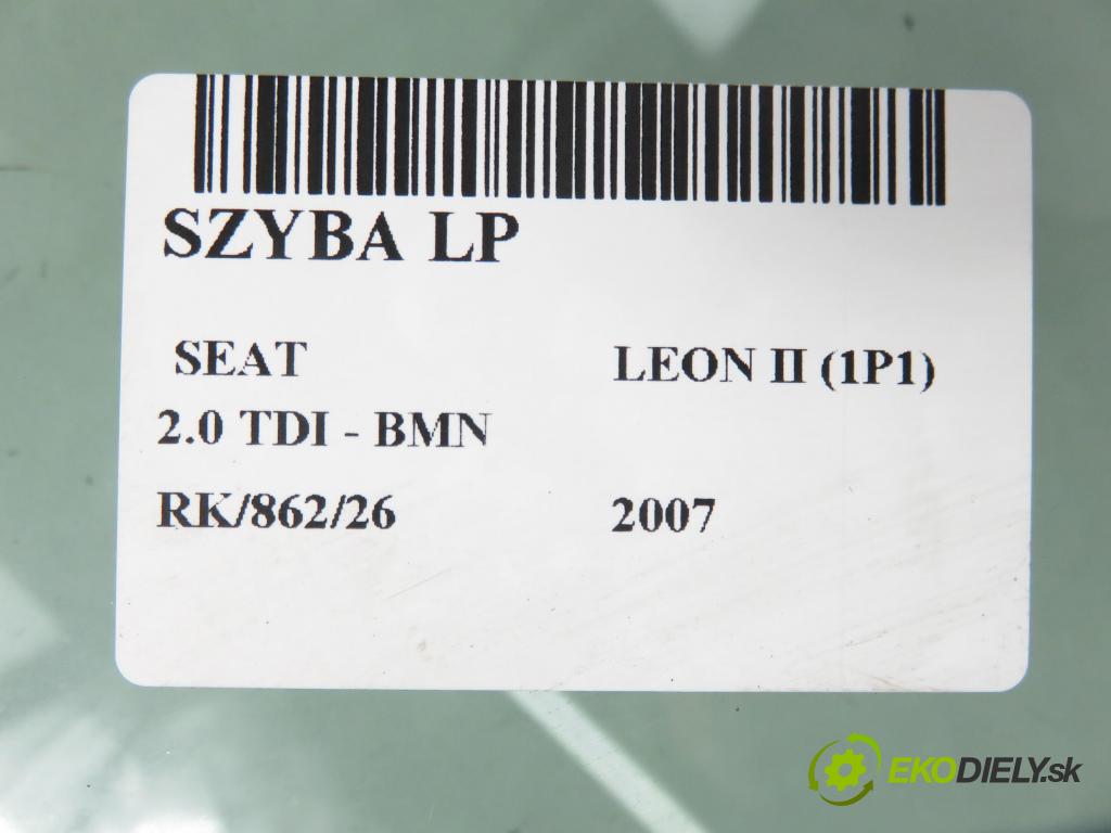 SEAT LEON (1P1) HB 2007 125,00 2.0 TDI - BMN 1968,00 Okno LP