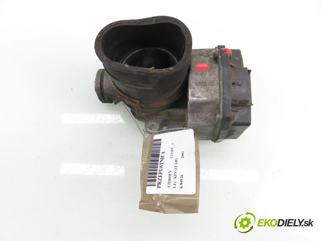 CITROEN C3 I (FC_) HB 2003 54,00 1.4 i - KFV (TU3JP) 1360,00 Škrtiaca klapka 9640796280 ; 408239821001 (Škrtiaca klapka)