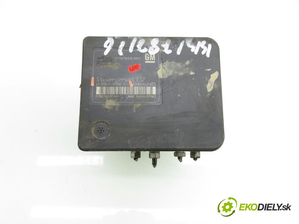 OPEL ZAFIRA B (A05) MINIVAN 2007 88,00 1.9 CDTI - Z 19 DT 1910,00 Pumpa ABS 13244860BJ ; 10020602874 ; 10096005903 (Pumpa ABS)