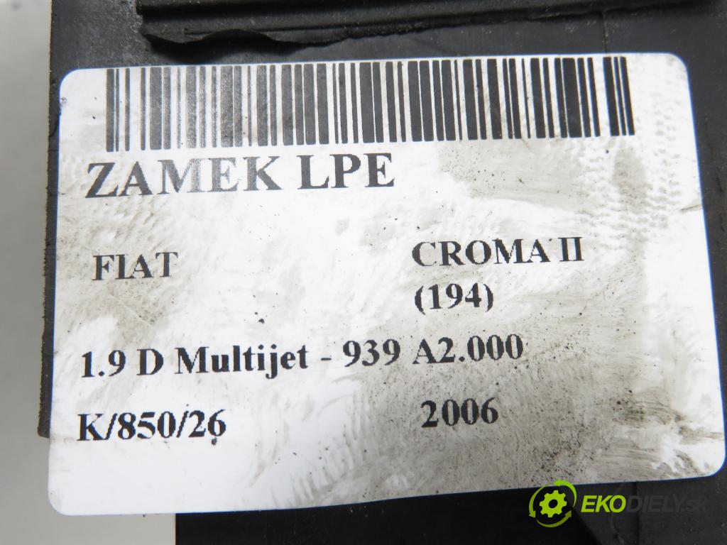 FIAT CROMA (194_) KOMBI 2006 110,00 1.9 D Multijet 150 - 939 A2.000 1910,00 zámok 51708421A