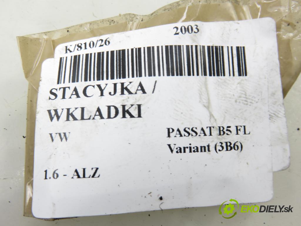 VW PASSAT B5.5 Variant (3B6) KOMBI 2003 75,00 1.6 - ALZ 1595,00 spínačka / VLOŽKY 4B0905851C