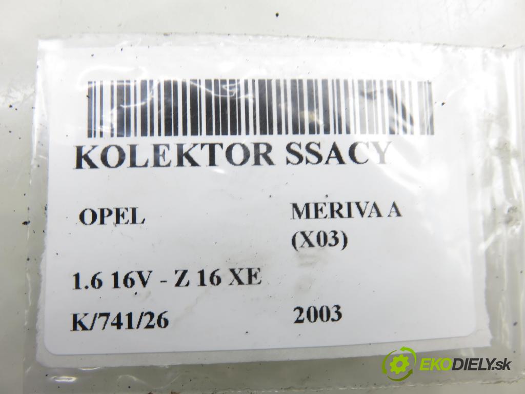 OPEL MERIVA A nadwozie wielkoprzestrzenne (MPV) (X03) HB 2003 74,00 1.6 16V - Z 16 XE 1598,00 Potrubie 9158176