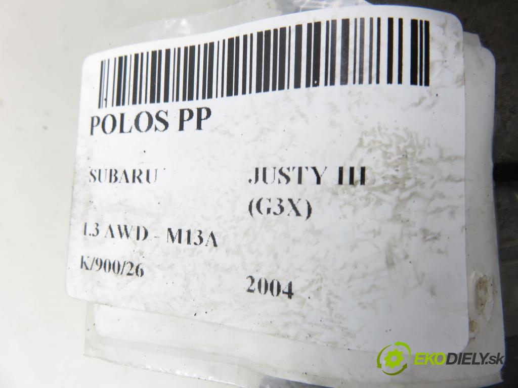 SUBARU JUSTY III (G3X) HB 2004 69,00 1.3 AWD 94 - M13A 1328,00 poloos PP