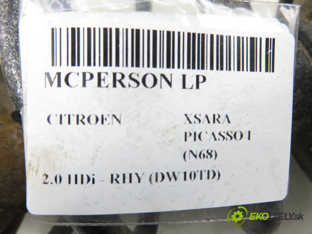 CITROEN XSARA PICASSO (N68) MINIVAN 2000 66,00 2.0 HDi - RHY (DW10TD) 1997,00 MCPERSON LP