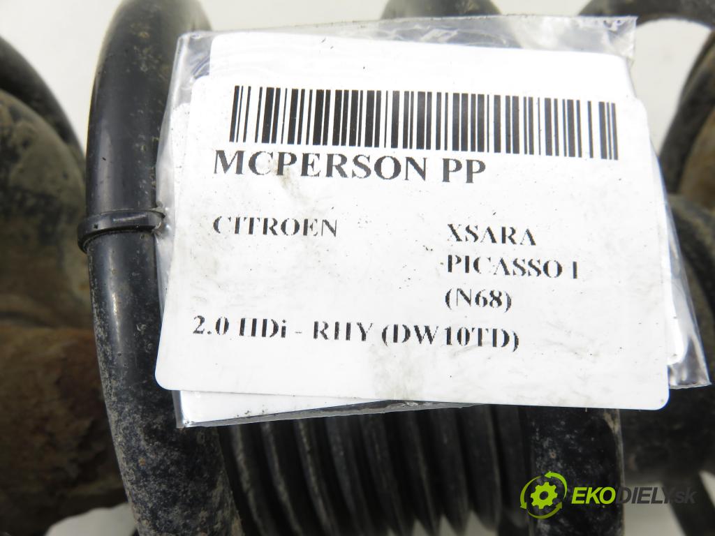 CITROEN XSARA PICASSO (N68) MINIVAN 2000 66,00 2.0 HDi - RHY (DW10TD) 1997,00 MCPERSON PP