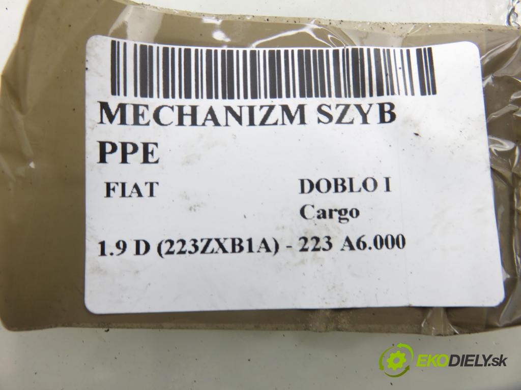 FIAT DOBLO Cargo (223_) FURGON 2002 46,00 1.9 D 63 1910,00 mechanismus oken PPE