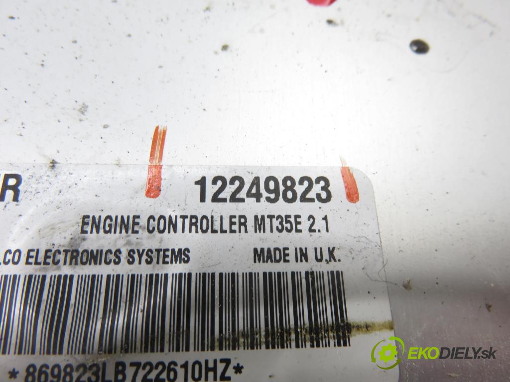 OPEL MERIVA A nadwozie wielkoprzestrzenne (MPV) (X03) HB 2007 77,00 1.6 - Z 16 XEP 1598,00 Riadiaca jednotka Motor 12249823