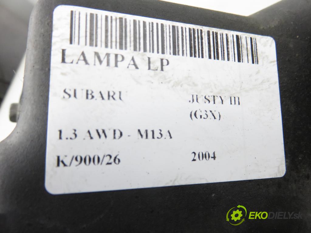SUBARU JUSTY III (G3X) HB 2004 69,00 1.3 AWD 94 - M13A 1328,00 světlo LP