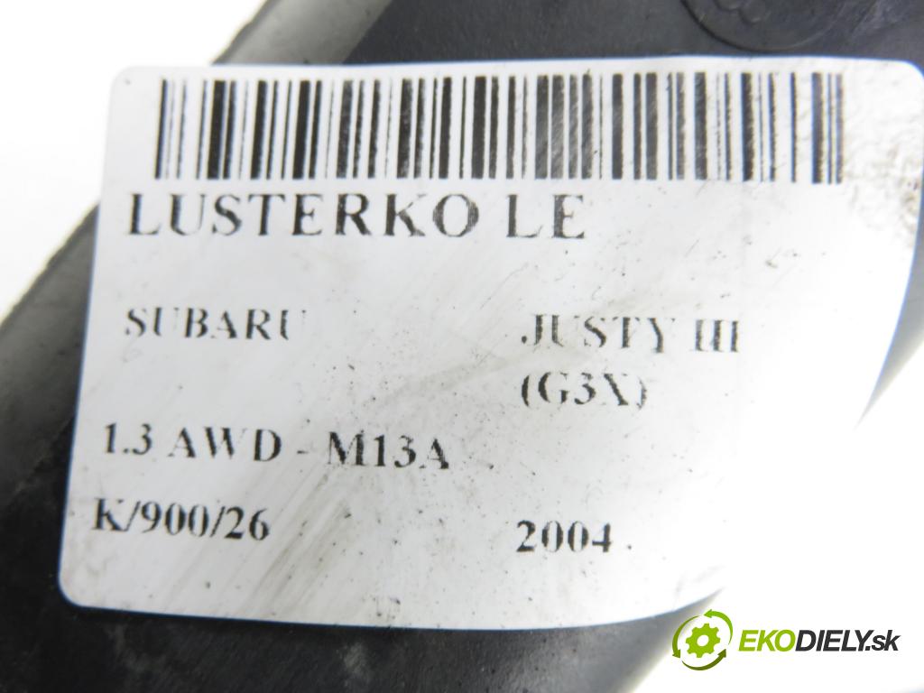 SUBARU JUSTY III (G3X) HB 2004 69,00 1.3 AWD - M13A 1328,00 Spätné zrkadlo LE