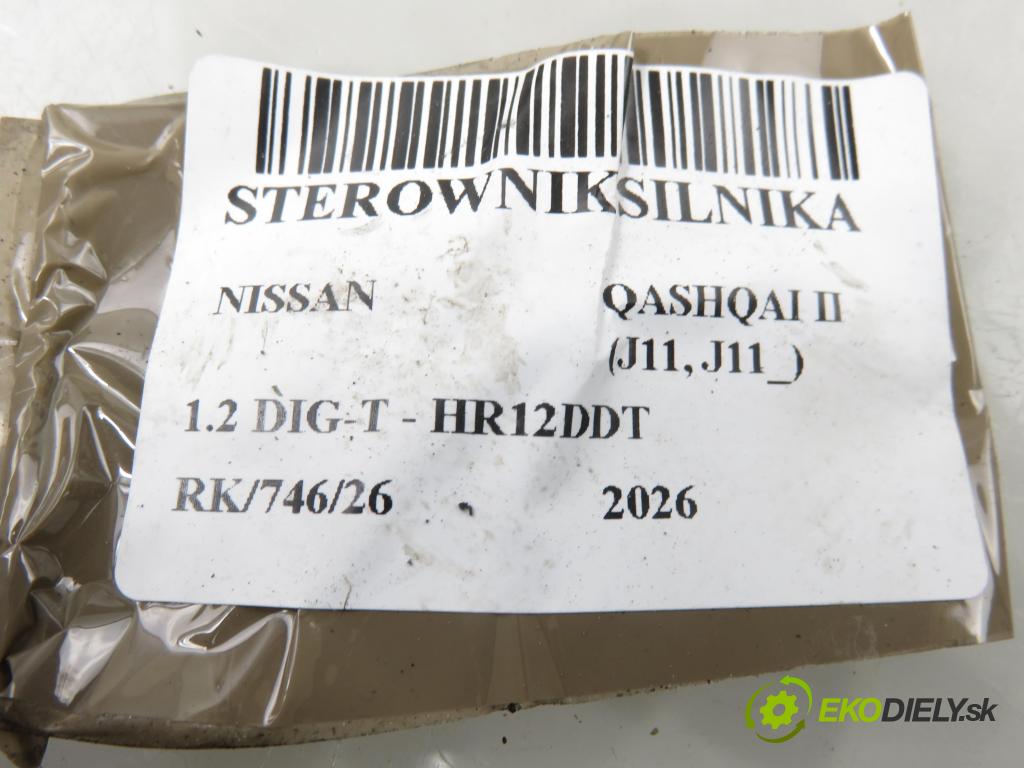 NISSAN QASHQAI II (J11, J11_) CROSSOVER 2015 85,00 1.2 DIG-T - HR12DDT 1197,00 řídící jednotka motora A2C98757200 ; 23710HX42C