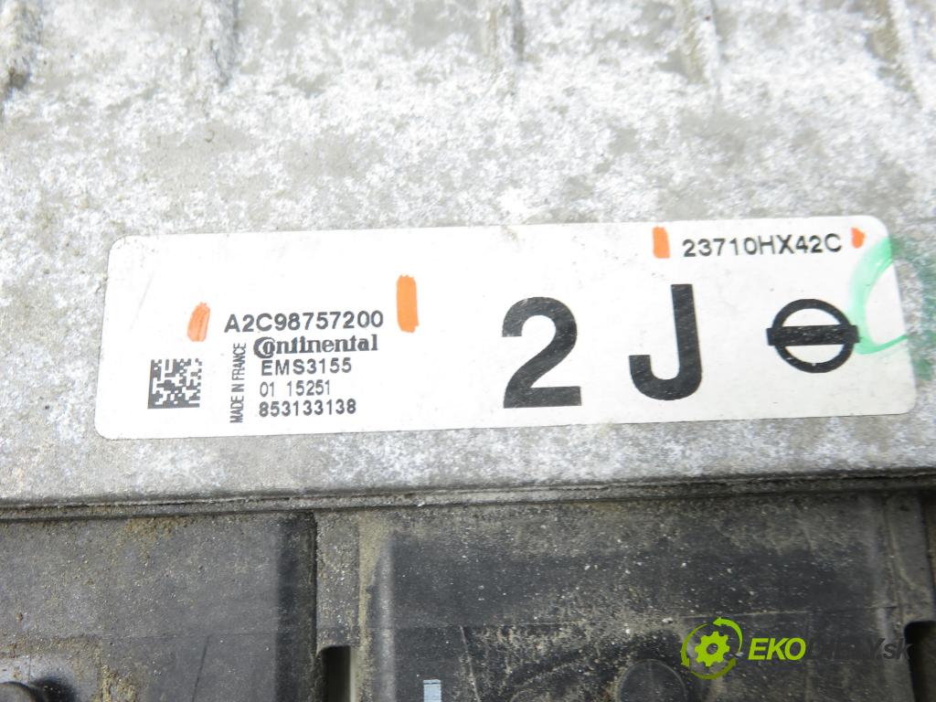 NISSAN QASHQAI II (J11, J11_) CROSSOVER 2015 85,00 1.2 DIG-T - HR12DDT 1197,00 Riadiaca jednotka Motor A2C98757200 ; 23710HX42C