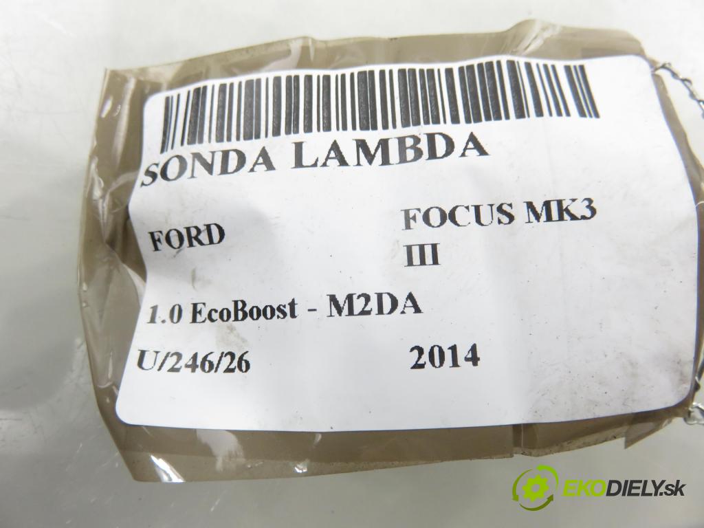 FORD FOCUS III HB 2014 74,00 1.0 R3 12V EcoBoost 100 - M2DA 998,00 sonda lambda 0258010355 (Lambda sonda)
