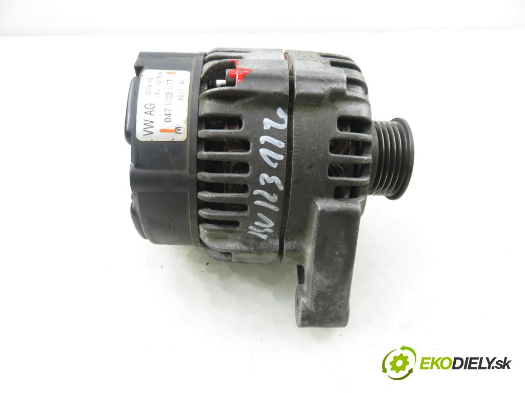 SKODA FABIA I SEDAN (6Y3) SEDAN 2002 50,00 1.4 MPI 68 - AME 1397,00 Alternátor 047903017 (Alternátor)