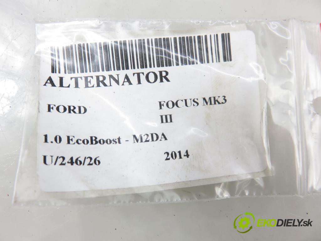 FORD FOCUS III HB 2014 74,00 1.0 R3 12V EcoBoost 100 - M2DA 998,00 Alternátor CV6T10300BC ; MS104101731 (Alternátor)