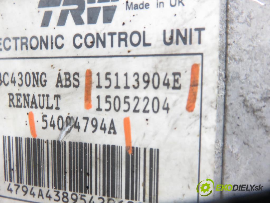 RENAULT MASTER II Skrzynia (FD) FURGON 2006 84,00 2.5 dCi 120 - G9U 750 2464,00 Pumpa ABS 15052204 ; 15113904E ; 54084794A (Pumpa ABS)