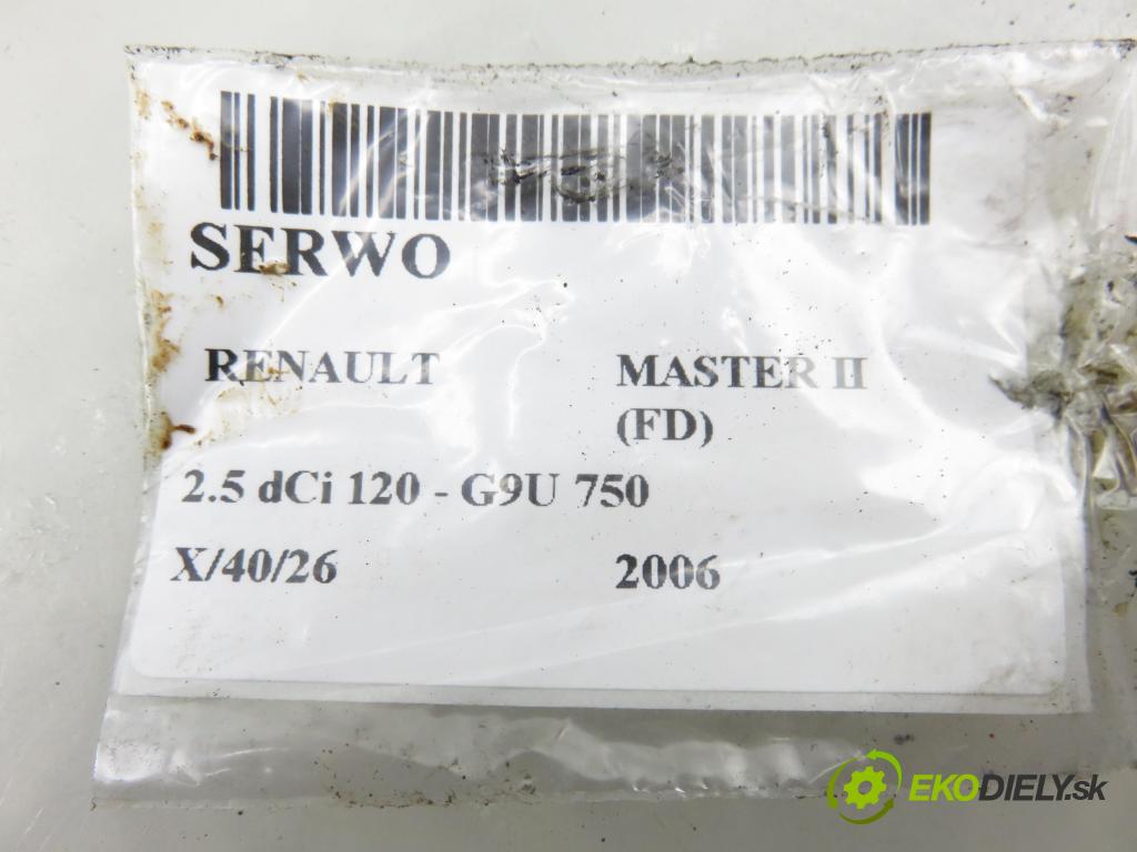RENAULT MASTER II Skrzynia (FD) FURGON 2006 84,00 2.5 dCi 120 - G9U 750 2464,00 posilovač 8200189405 ; 0204024918 (Servočerpadlo)